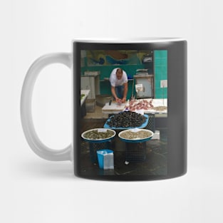 Selling Fish in Naples Mug